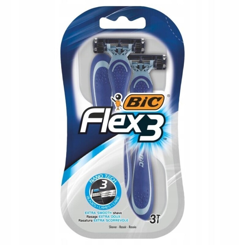 BIC Jednorázová holítka Flex 3(10/krt)