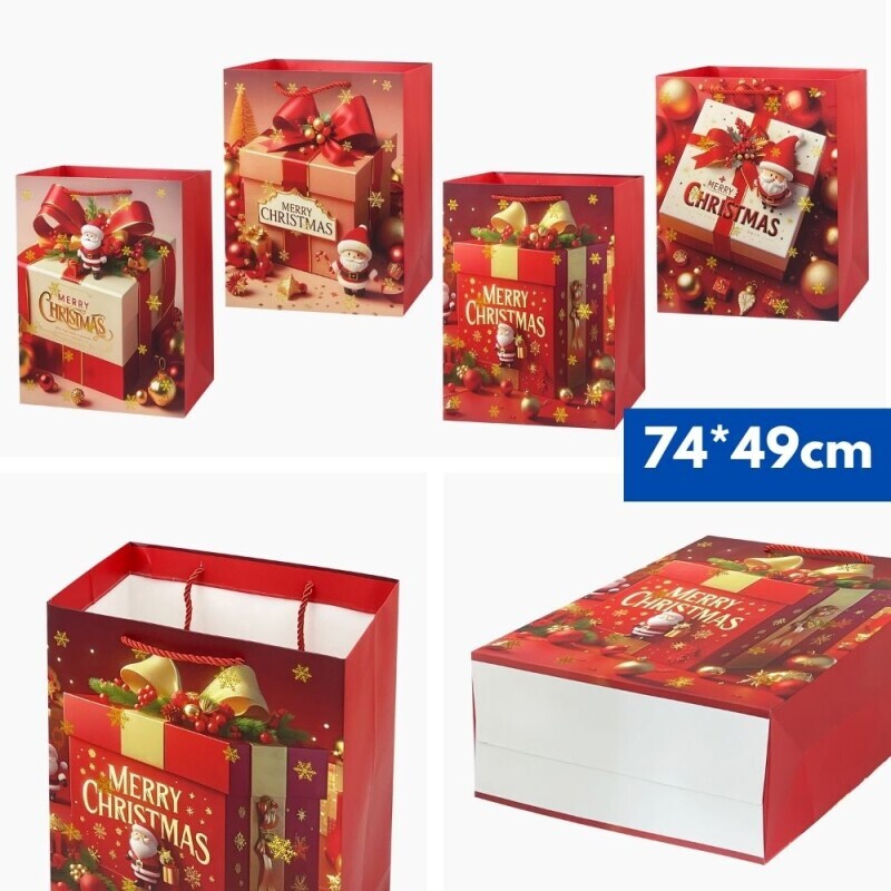 Vánoční dárková taška "XXL" (12/bal 96/krt)
