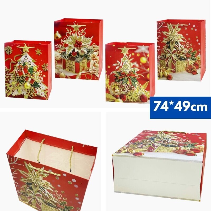 Vánoční dárková taška "XXL" (12/bal 120/krt)