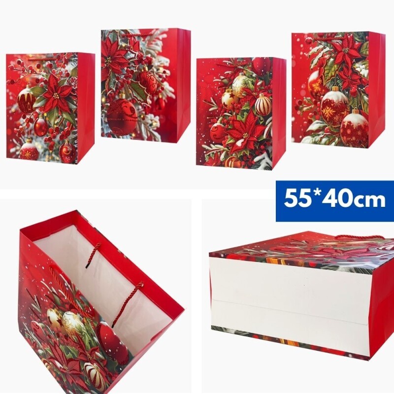 Vánoční dárková taška "XL" (12/bal 180/krt)