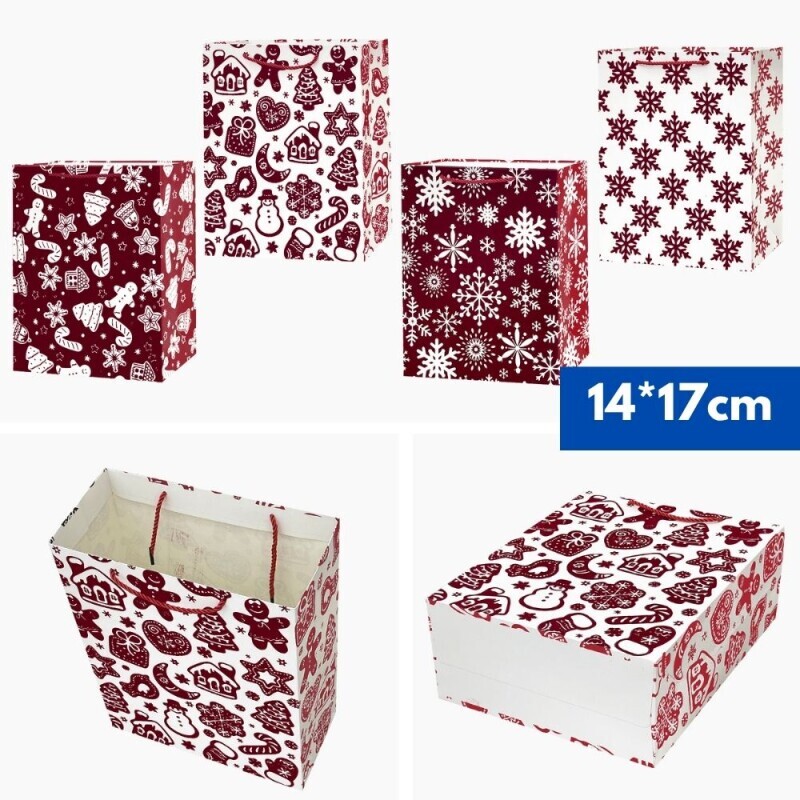 Vánoční dárková taška "XS" (12/bal 1200/krt)