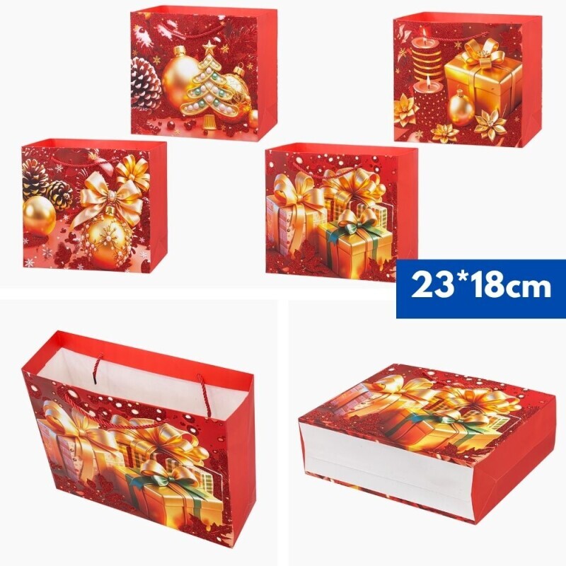 Vánoční dárková taška "S" (12/bal 720/krt)