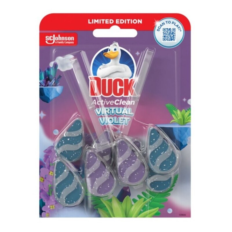 Duck WC závěs 38,6g*2 CZ Virtual Violet(8/krt)