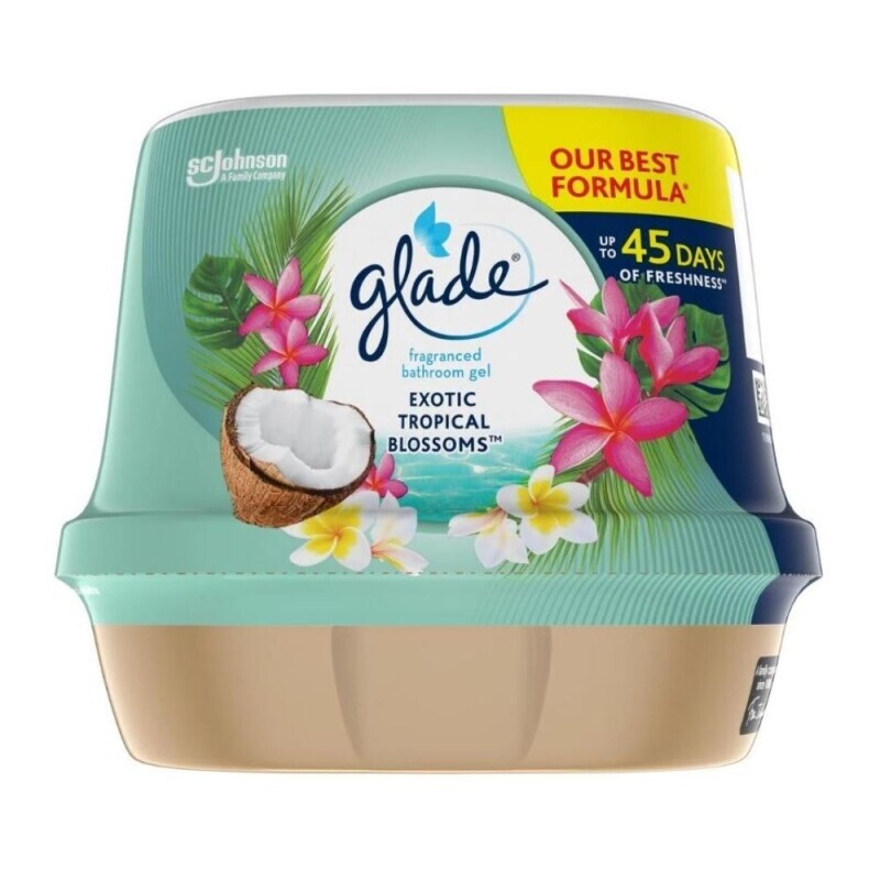 Glade by Brise 180g vonný gel do koupelny Exotic Tropical Blossoms(8/krt) 
