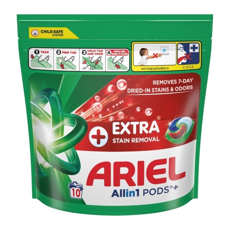 Ariel Gelové kapsle 10ks Extra Clean sáček (5/krt)