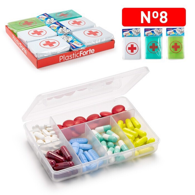 P.Forte Dávkovač léků plast Týdenní CZ (12/bal)