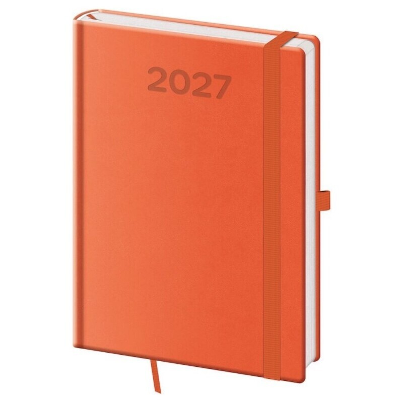 Helma Kalendář Diář denní A5 Print Pop - oranžová