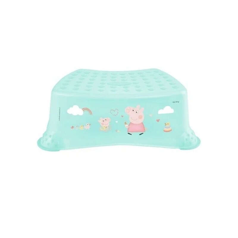 Taburet Deluxe nosnost 80kg 40.5x27.5x14cm Peppa Pig (5/krt)