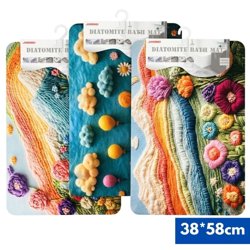 Kobereček do koupelny savá 38*58cm (100/krt)