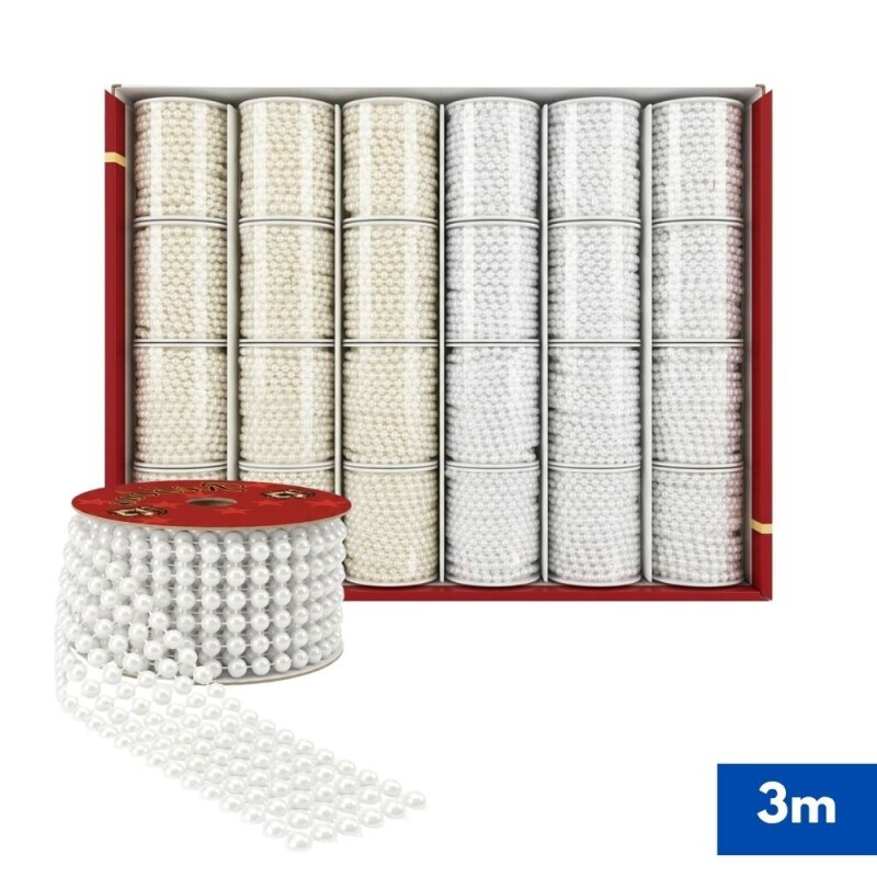Vánoční stuha 3m 2ass (24/bal 576/krt)