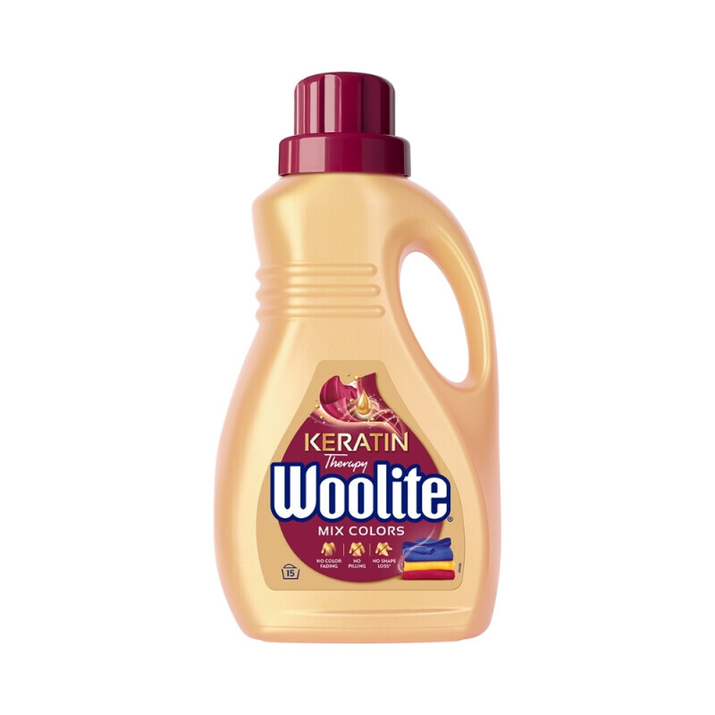 Woolite 900ml s keratinem na barevné prádlo (12/krt)