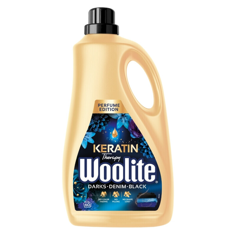 Woolite 3,6l s keratinem na černé a tmavé prádlo (3/krt)