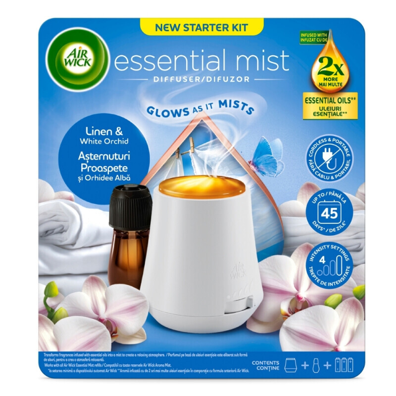 Airwick 20ml Aroma komplet Prádlo a bílá orchidej (4/krt)