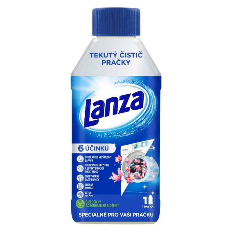 Lanza 250ml Tekutý čistič pračky (6/krt)