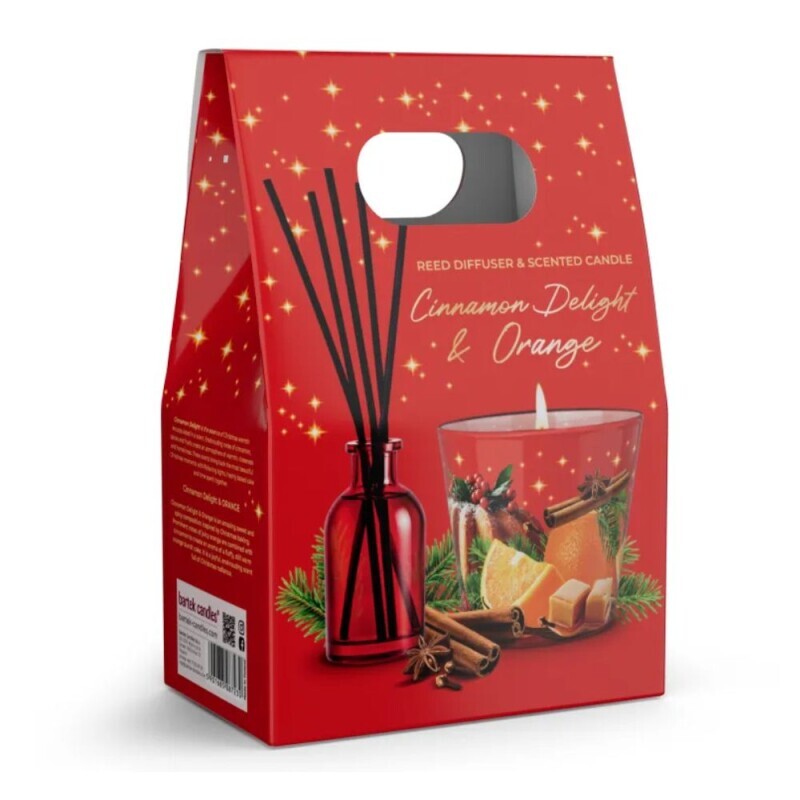 Bartek Dár.sada 115g Svíčka+50ml Vonné tyčinky Orange (6/krt)