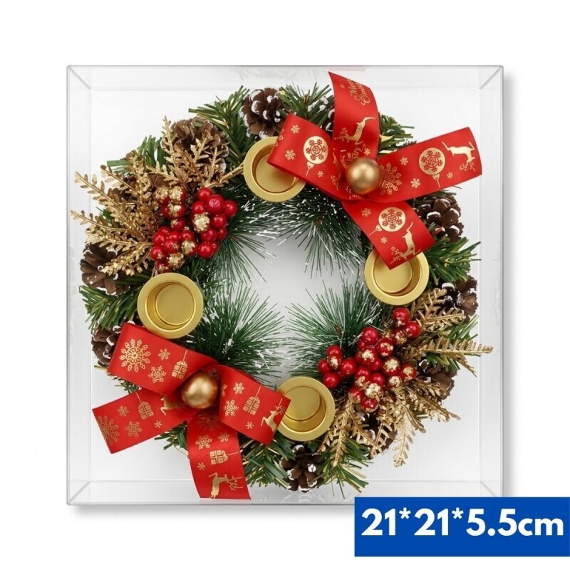 Vánoční věnec 21cm (60/krt)