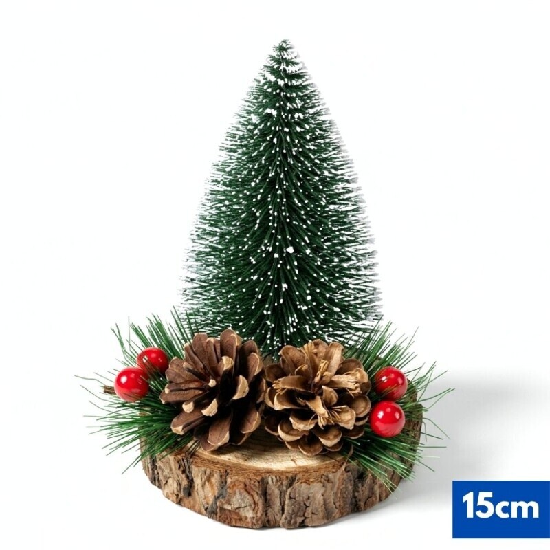 Vánoční dekorace stromeček 15cm (12/bal 144/krt) 
