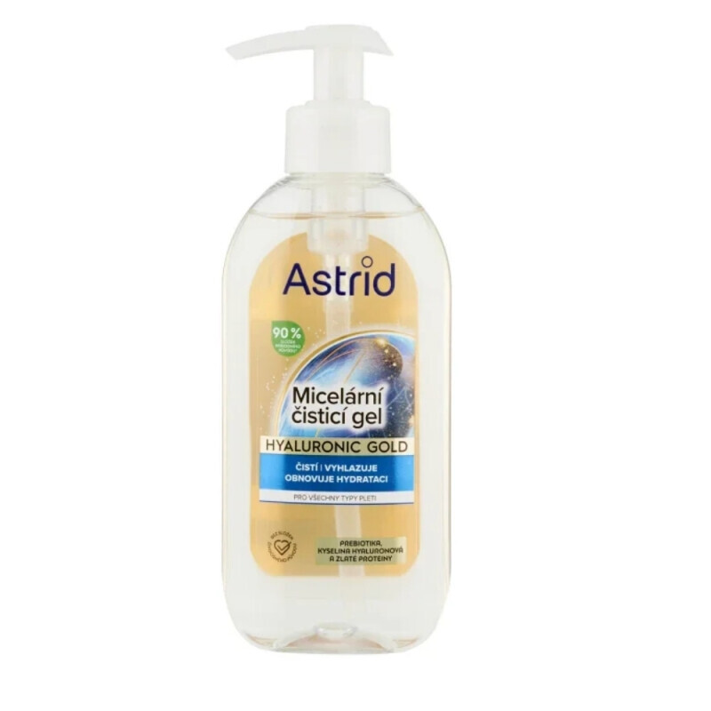 Astrid 200ml Micelární gel Gyaluronic Gold (6/krt)