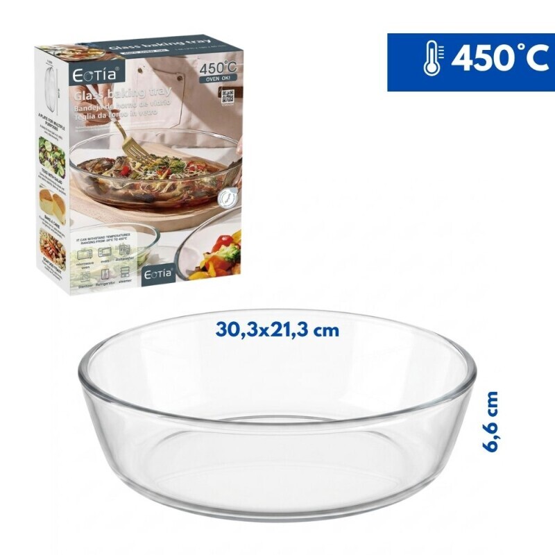Pekáč skleněný 25,8*14,9*4,5cm/1l (24/krt)
