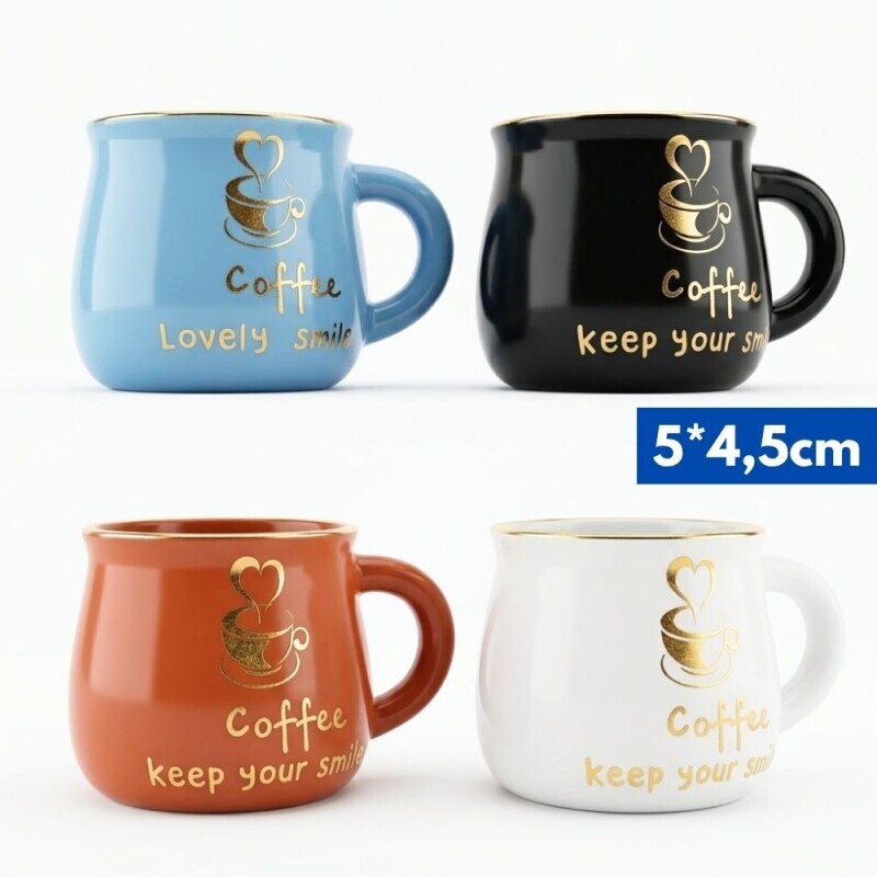 Hrnek keramika 5*4.5cm (6/bal 360/krt)