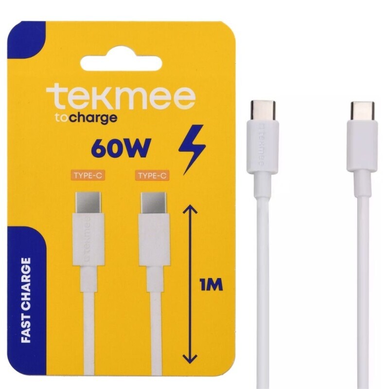 Tekmee Nabijecí kabel 1m Type C 60w (10/krt)