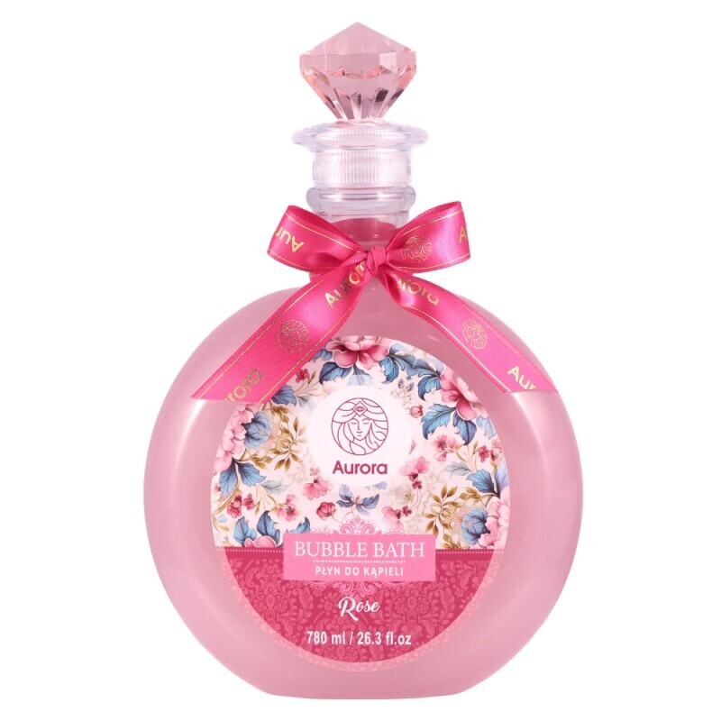 Aurora 780ml Pěna do koupele Rose (12/krt)