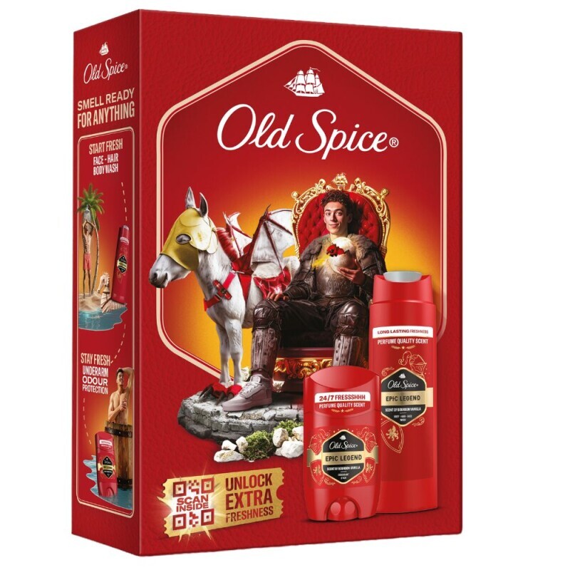Old Spice Dár.sada M 250ml SG + 50ml Stick Knight (6/krt)