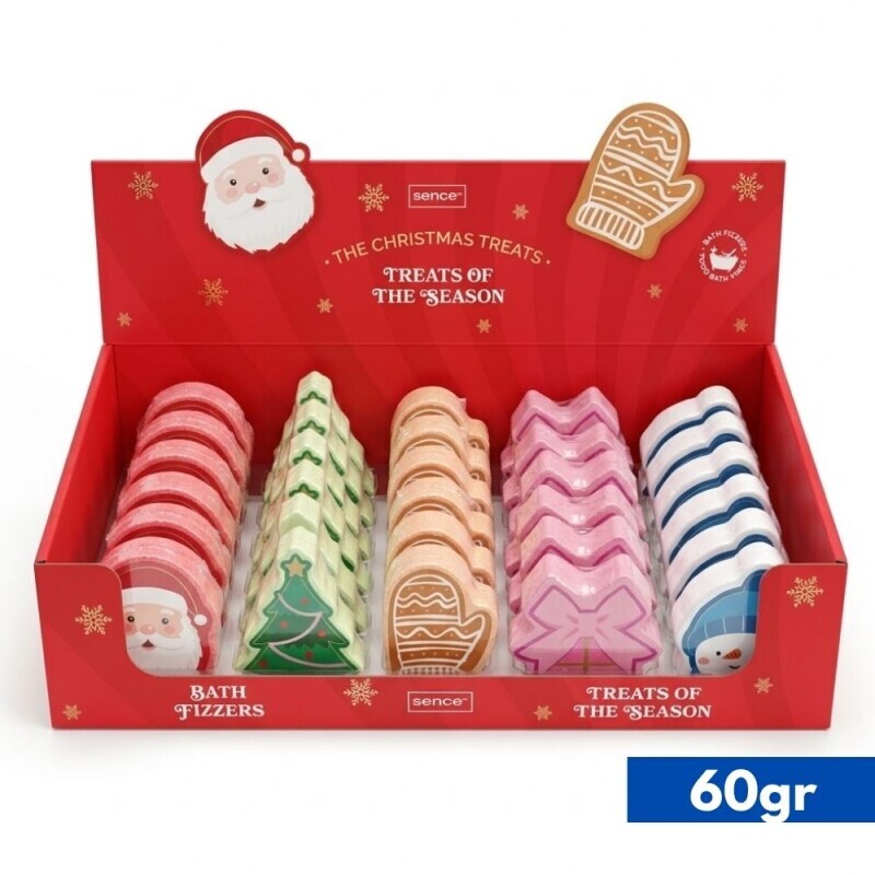 Sence Koupelová bomba 60g Christmas Treats N (30/krt)