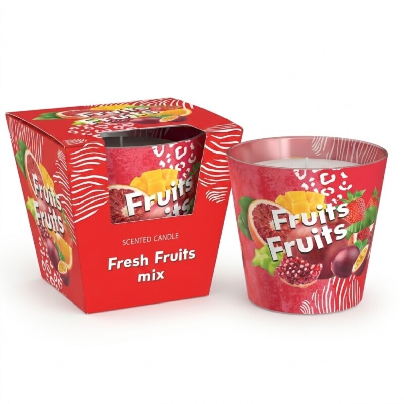 Santo 115g svíčka ve skle Fresh Fruits (6/krt)