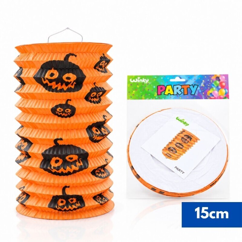 Wiky Lampion Halloween 15cm Dýně (12/bal 300/krt)