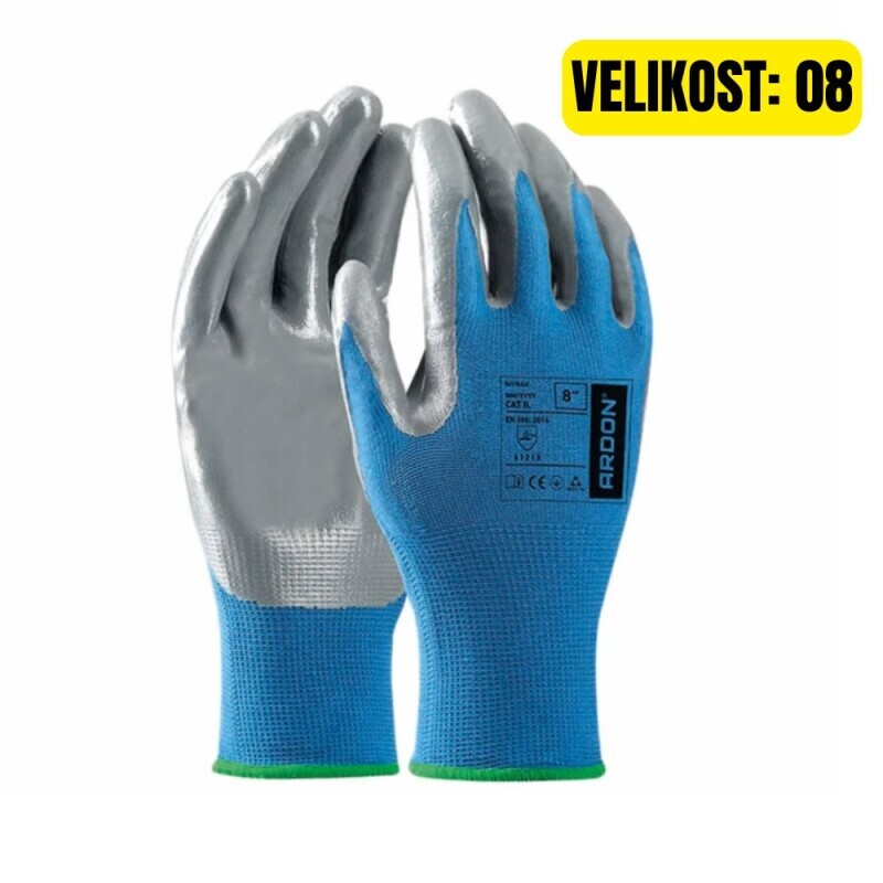 Ardon Máčené Rukavice Nitrax 08/M (12/krt)