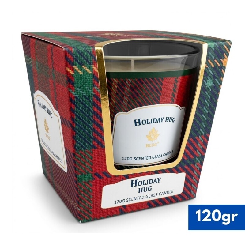 Arome Svíčka ve skle 120g Holiday Hug (12/bal 48/krt)