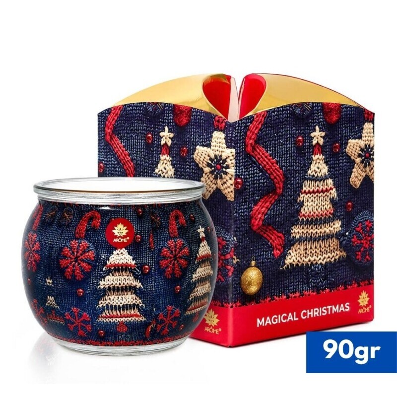 Arome Svíčka ve skle 90g Marzipan (12/bal 48/krt)