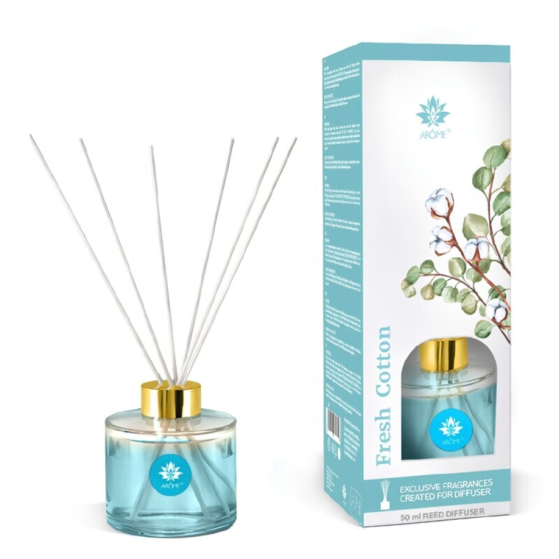 Arome 50ml Vonné tyčinky Fresh Cotton (48/krt)