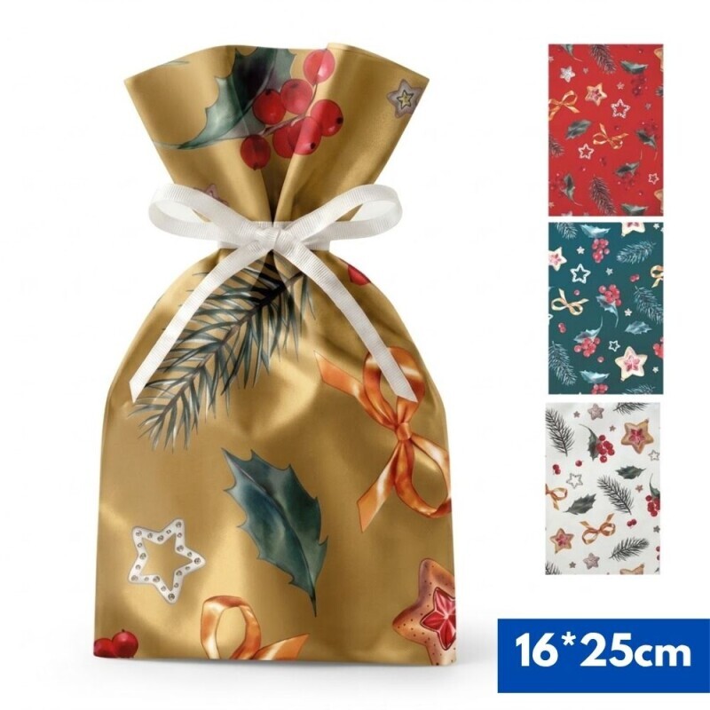 MFP vánoční sáček 16*25cm PP (100/krt)