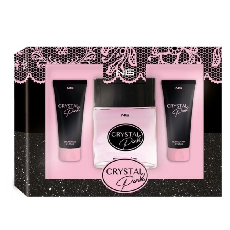 NG Dár.sada 3ks EDP F Crystal Pink (6/krt)