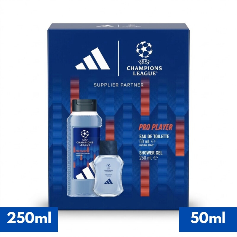 Adidas Dár.sada M 100ml SG+50ml EDP UEFA Pro Player (6/krt)