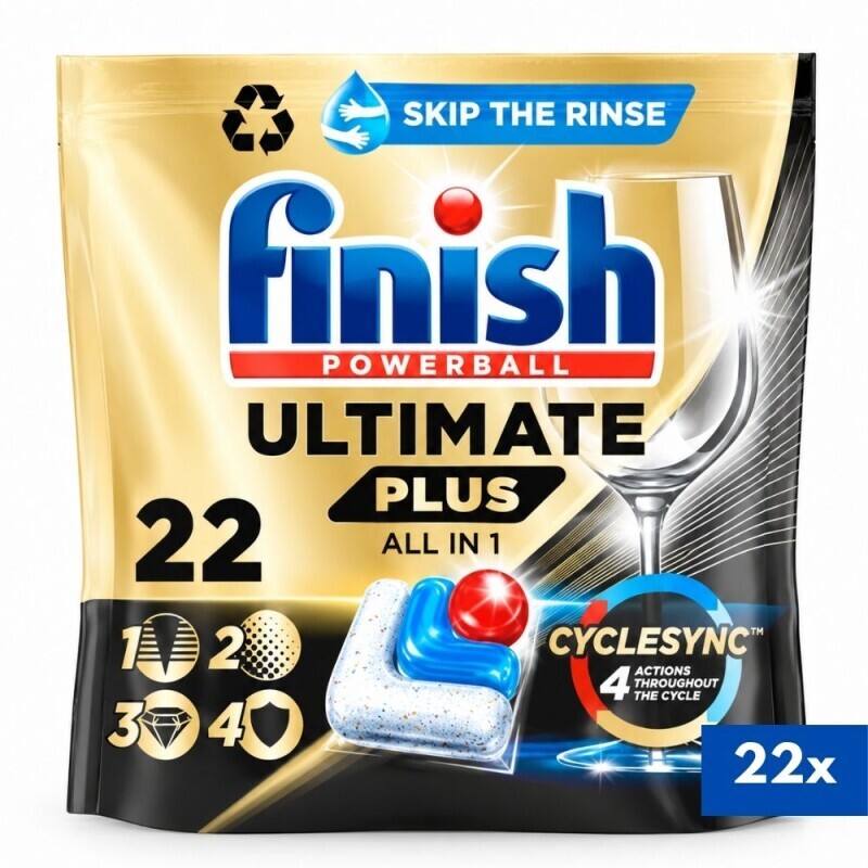 Finish Tablety Ultimate Plus AIO 22ks Bicarbonate Perfume N (7/krt)