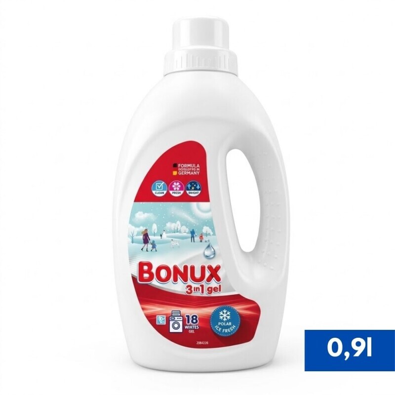 Bonux 0,9l/18WL Prací gel Polar Ice Fresh