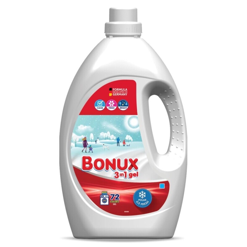 Bonux 3.6l/72WL Prací gel Polar Ice Fresh