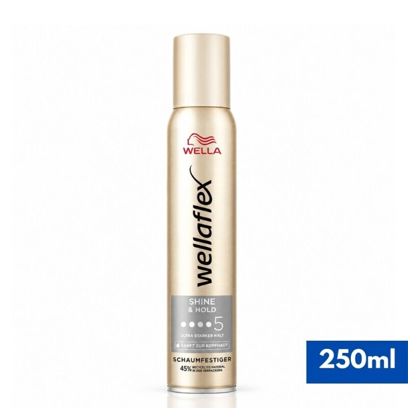 Wellaflex 250ml Lak na vlasy N Shine&Hold Ultra 5(6/krt)