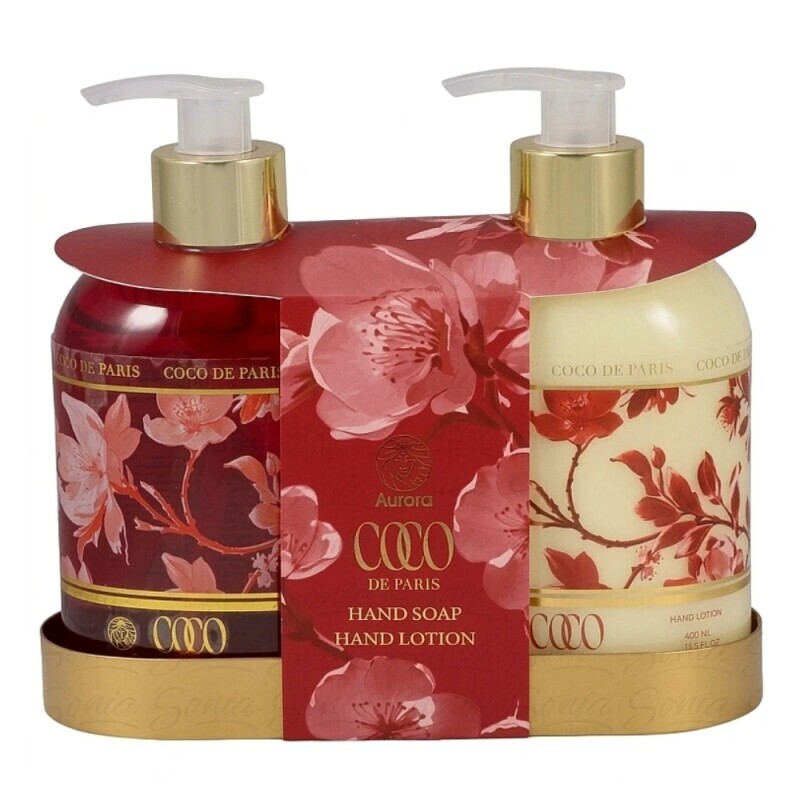 Aurora Dár.sada Paris 400ml Mýdlo+Krém na ruce (4/krt)