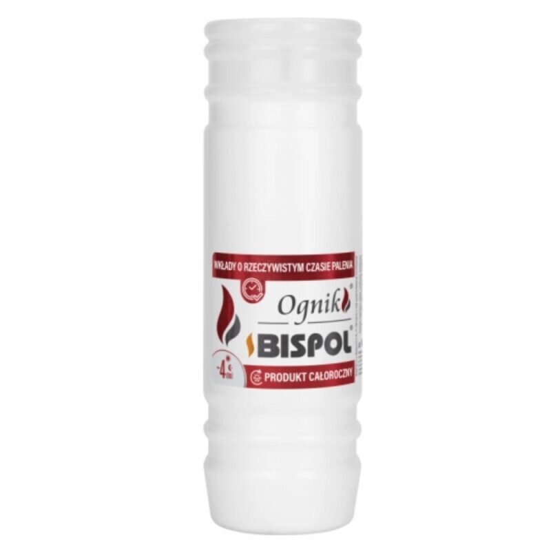 Bispol Svíčka hřbitovní Ognik 4dni/260g (24/krt)