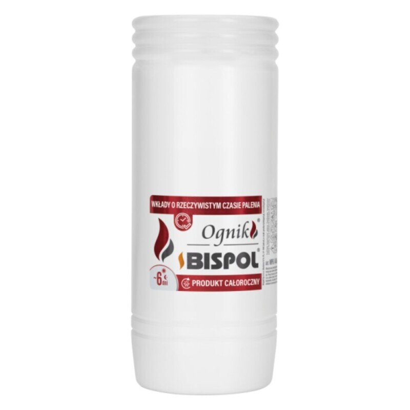 Bispol Svíčka hřbitovní Ognik 6dni/490g (14/krt)