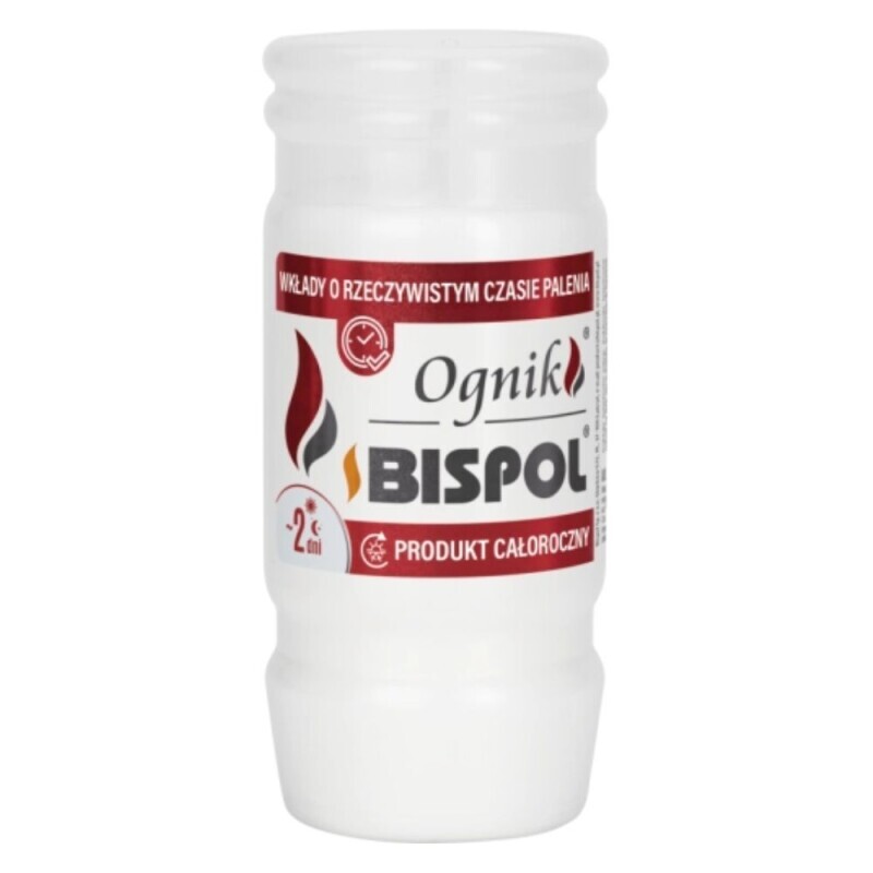 Bispol Svíčka hřbitovní Ognik 45h(30/krt)