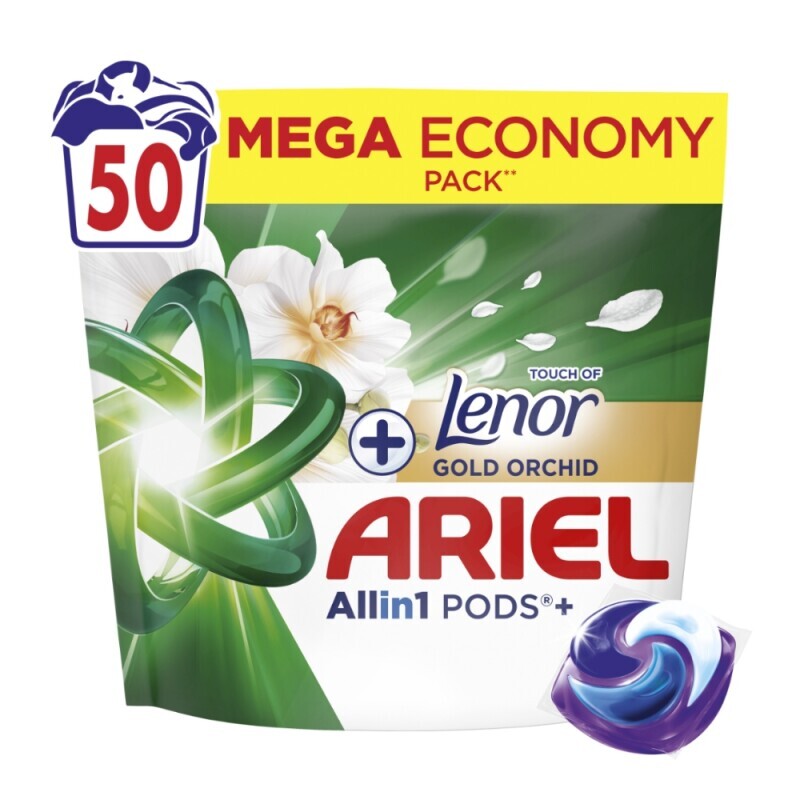 Ariel Plus kapsle 50ks Gold Orchid sáček (3/krt)