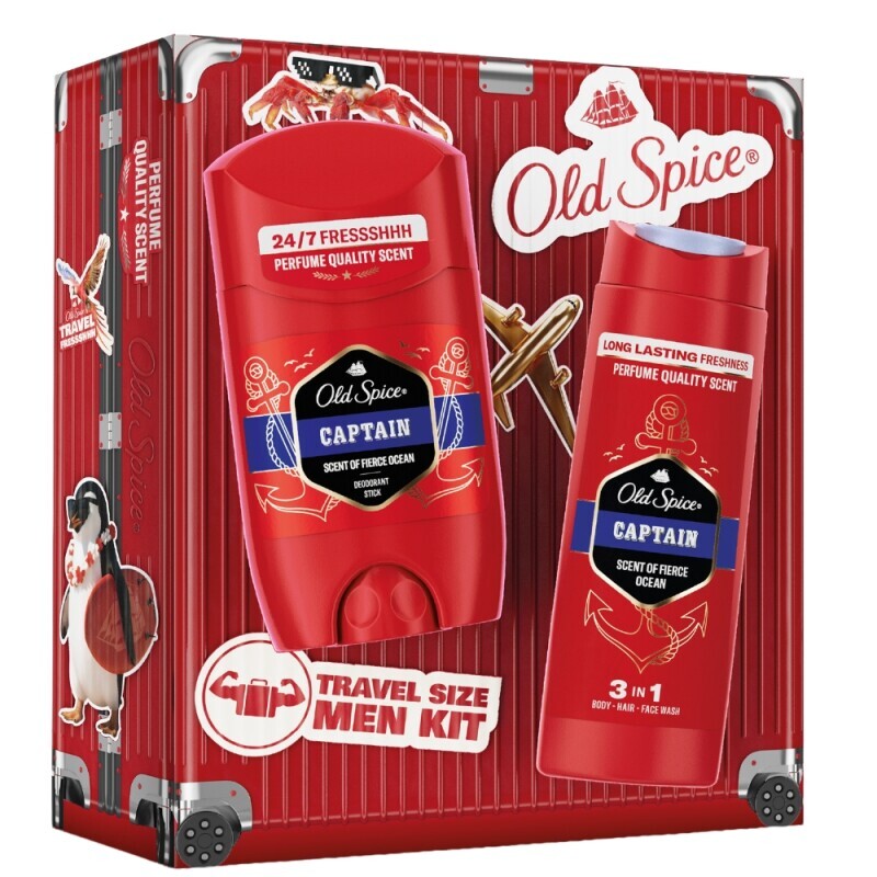 Old Spice Dár.sada M 90ml SG + 50ml Stick Captain (6/krt)