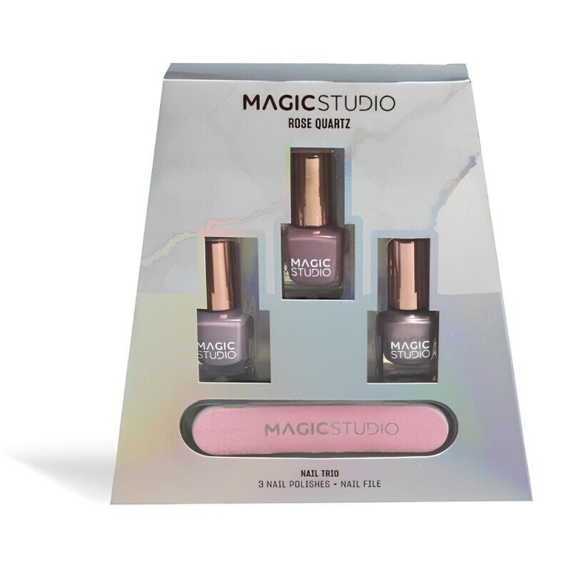 Magic Studio Sada lak na nehty 4ks Rose Quartz (6/krt)