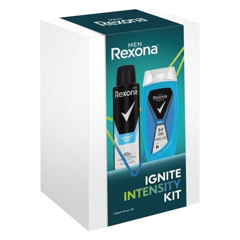 Rexona Dár.sada M 225ml SG+150ml Deo Cobalt (5/krt)