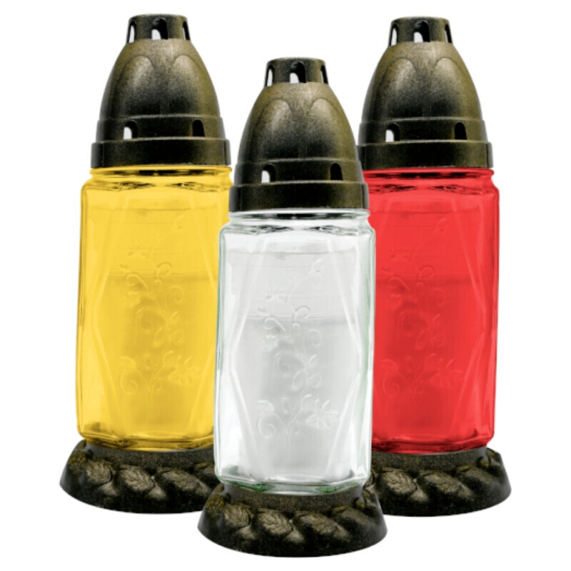 Admit Svíčka hřbitovní sklo LA516
